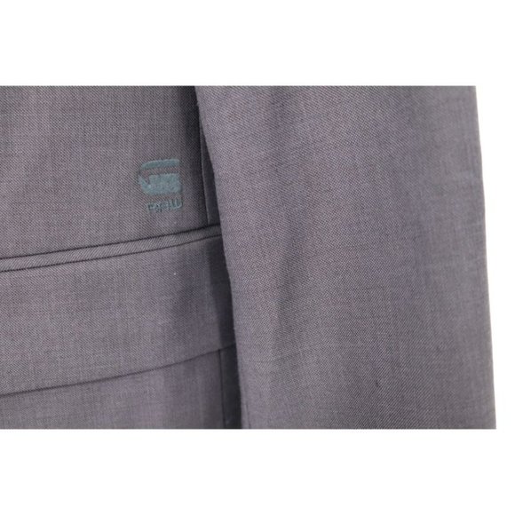 g-star blazer Mens 38/40 Correctline CL core two button navy wool blend notch - Picture 4 of 16